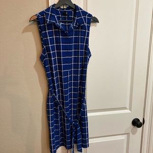 Vibrant blue Banana Republic dress